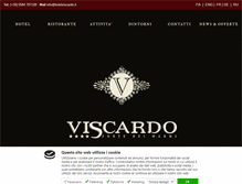 Tablet Screenshot of hotelviscardo.it